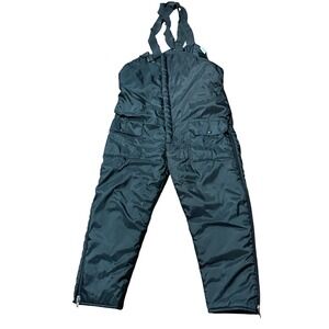 Walls Snow Bib Mens XL Black Vintage‎ Blizzard Proof Insulated Overalls Outdoor